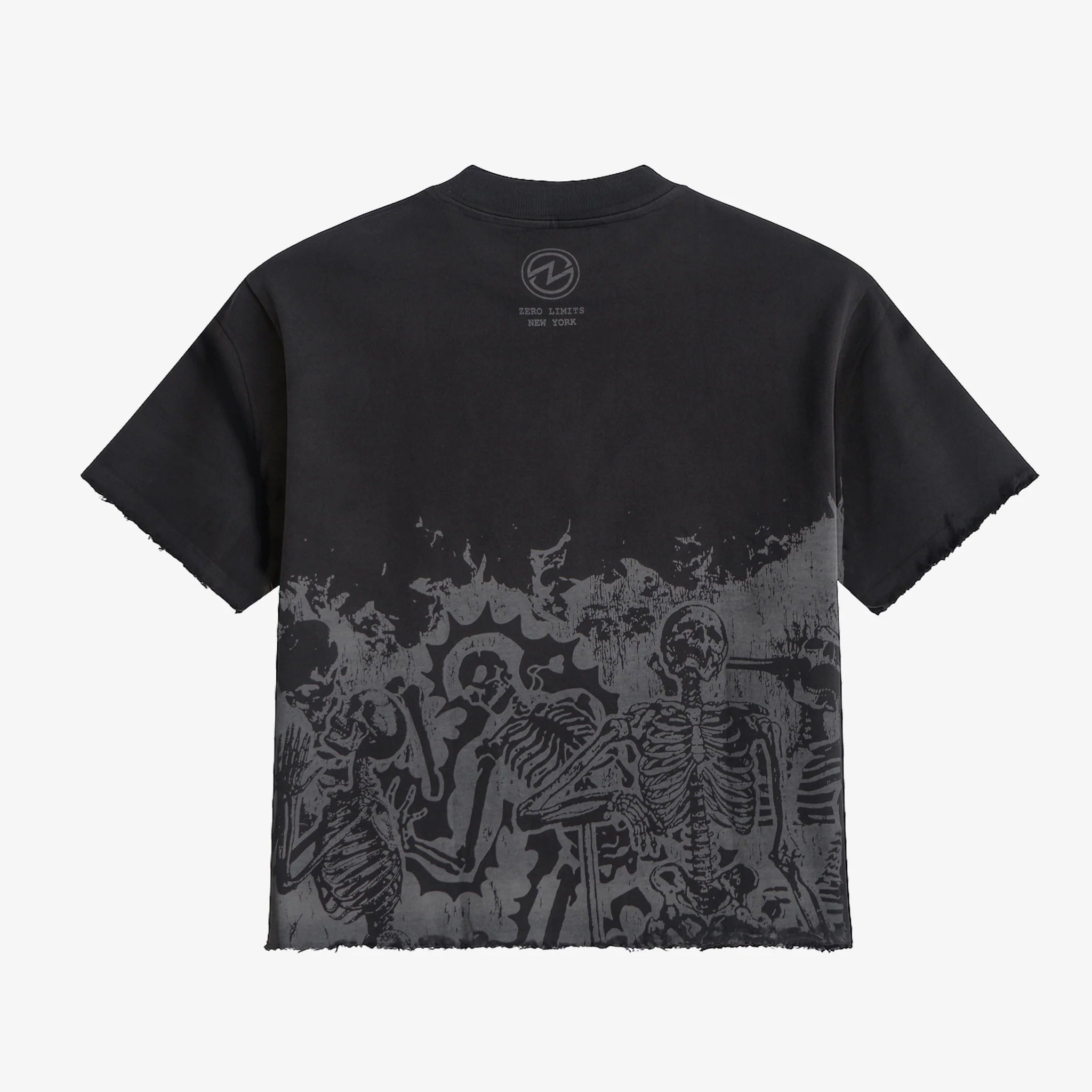 Heavyweight Raw-Hem Boxy T-Shirt Production Sample