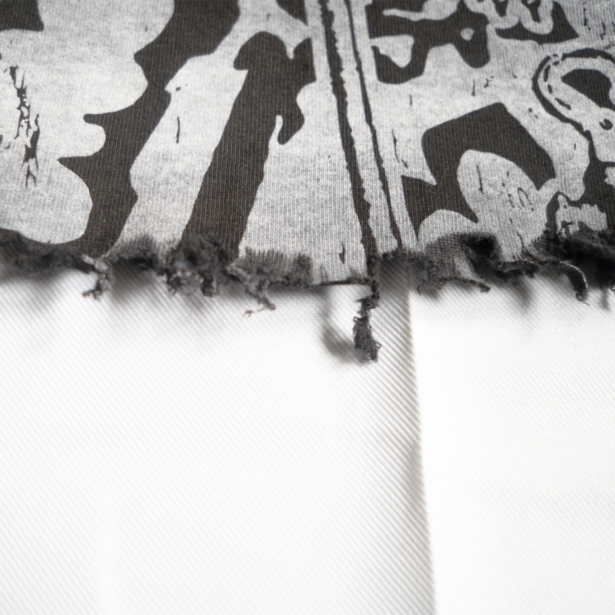 Premium Pre-made Raw Hem Heavy weight/Boxy Tee Sample