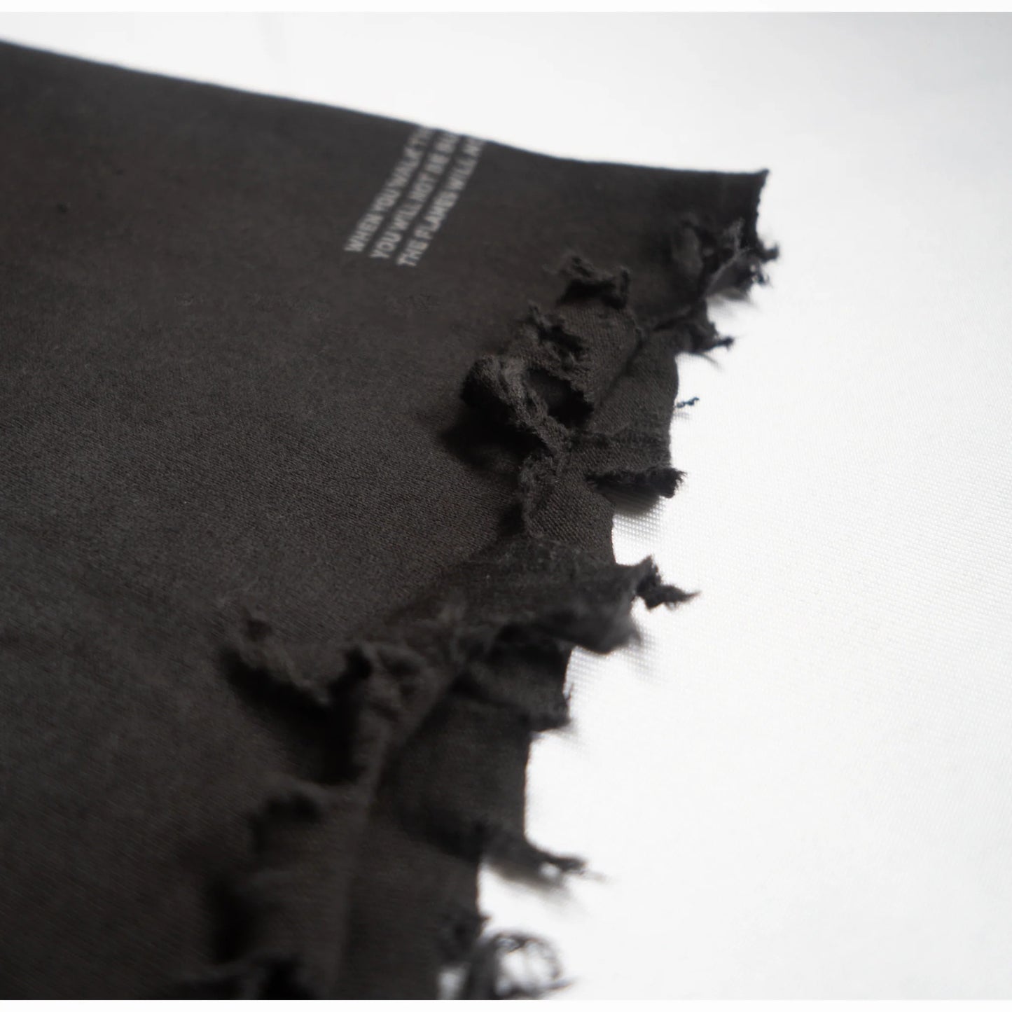 Premium Pre-made Raw Hem Heavy weight/Boxy Tee Sample