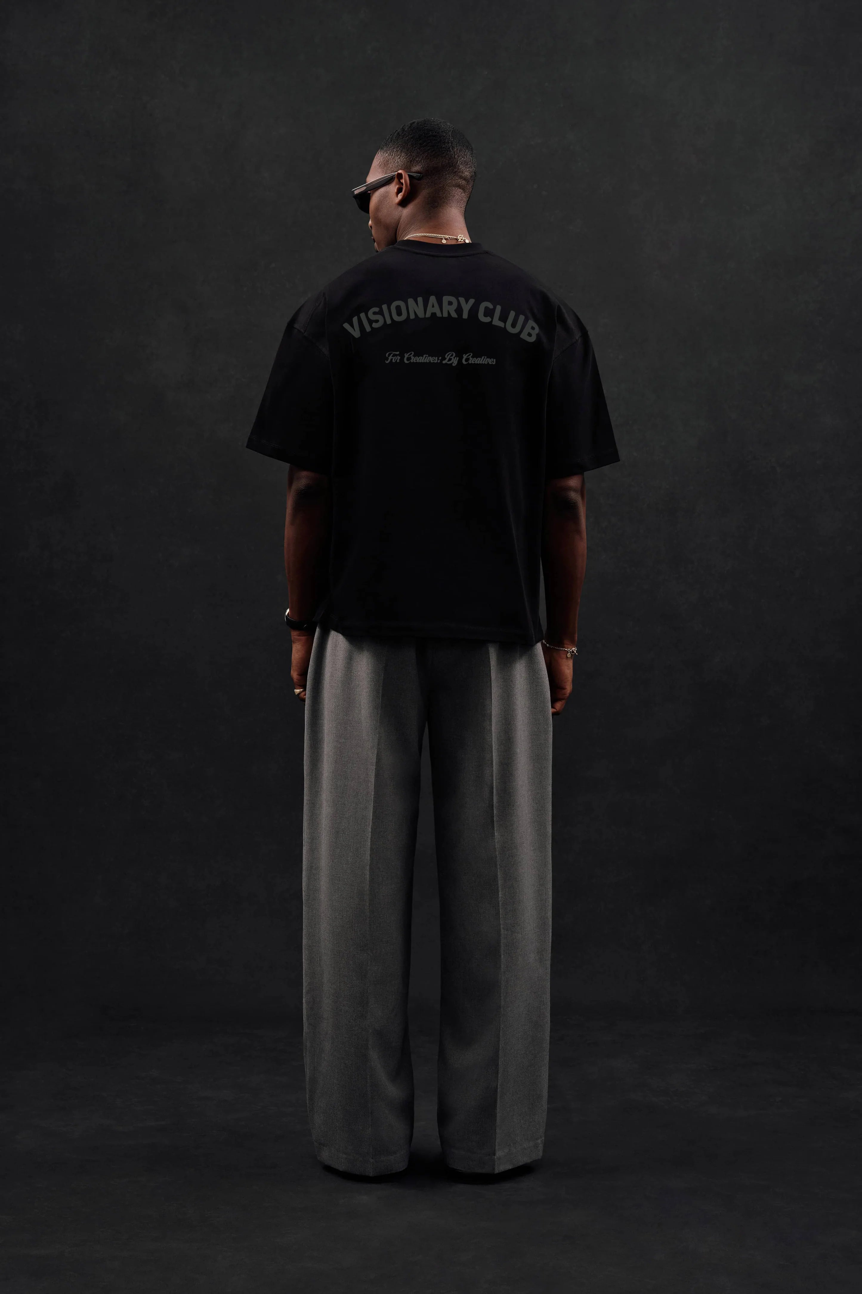 Premium Pre-made Classic Heavy weight Boxy Puff Print Tee Sample