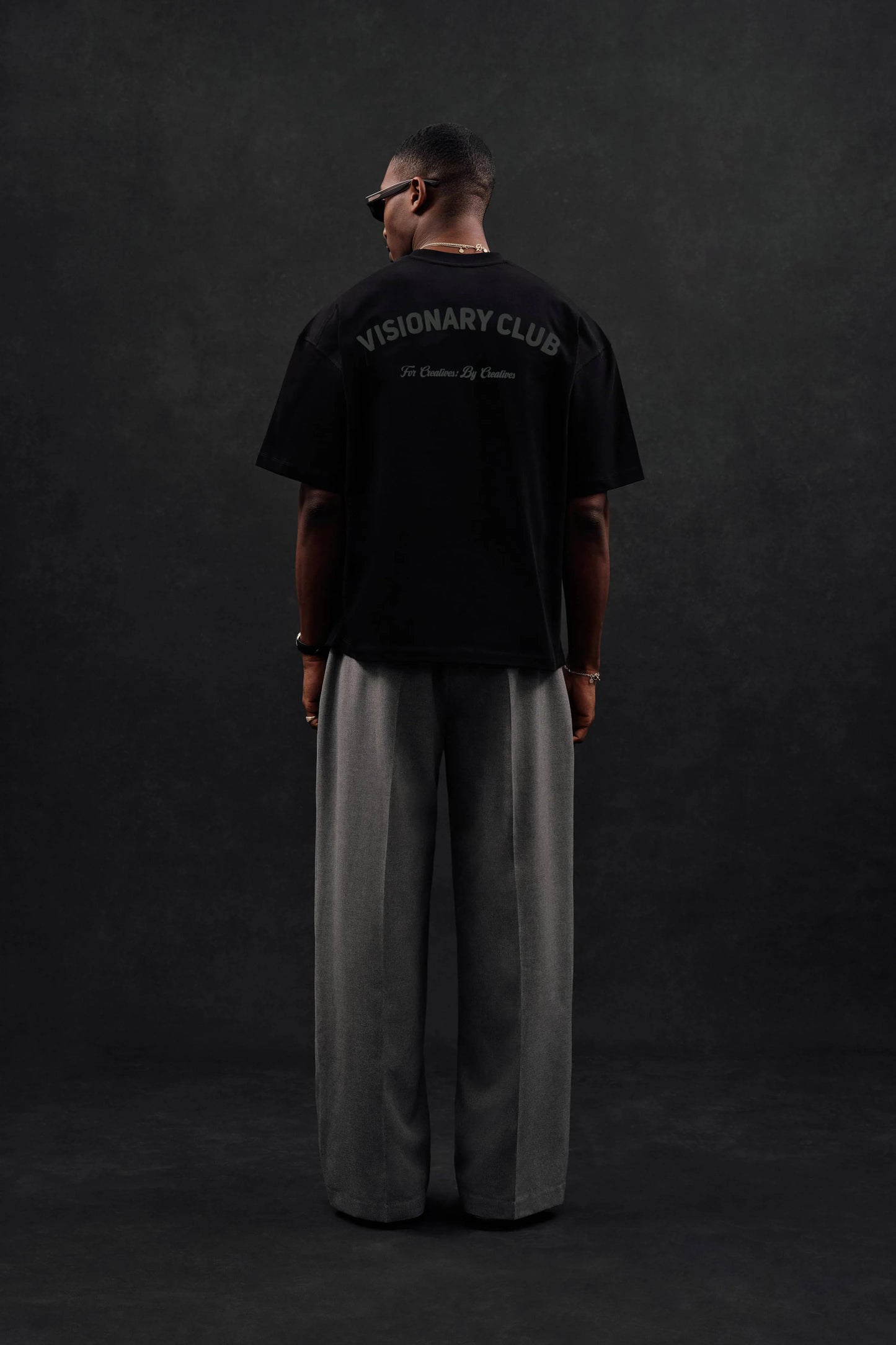 Premium Pre-made Classic Heavy weight Boxy Puff Print Tee Sample