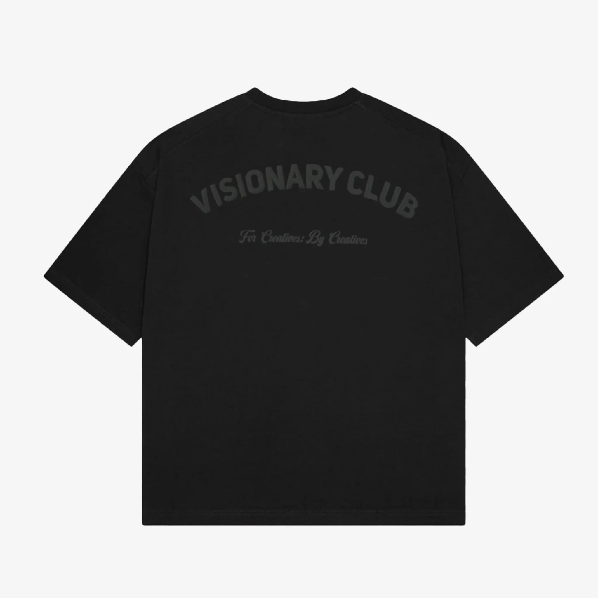 Premium Pre-made Classic Heavy weight Boxy Puff Print Tee Sample