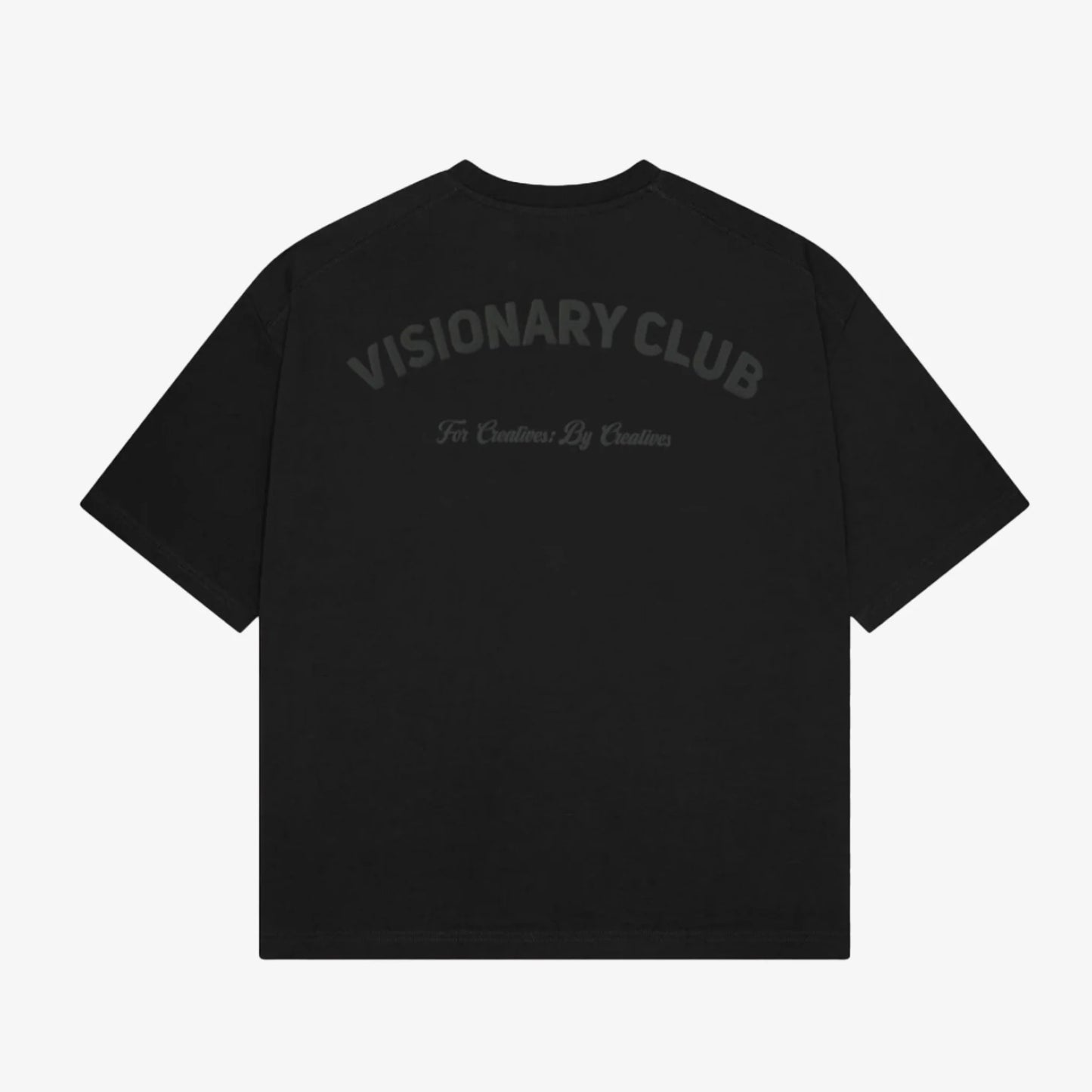 Premium Pre-made Classic Heavy weight Boxy Puff Print Tee Sample