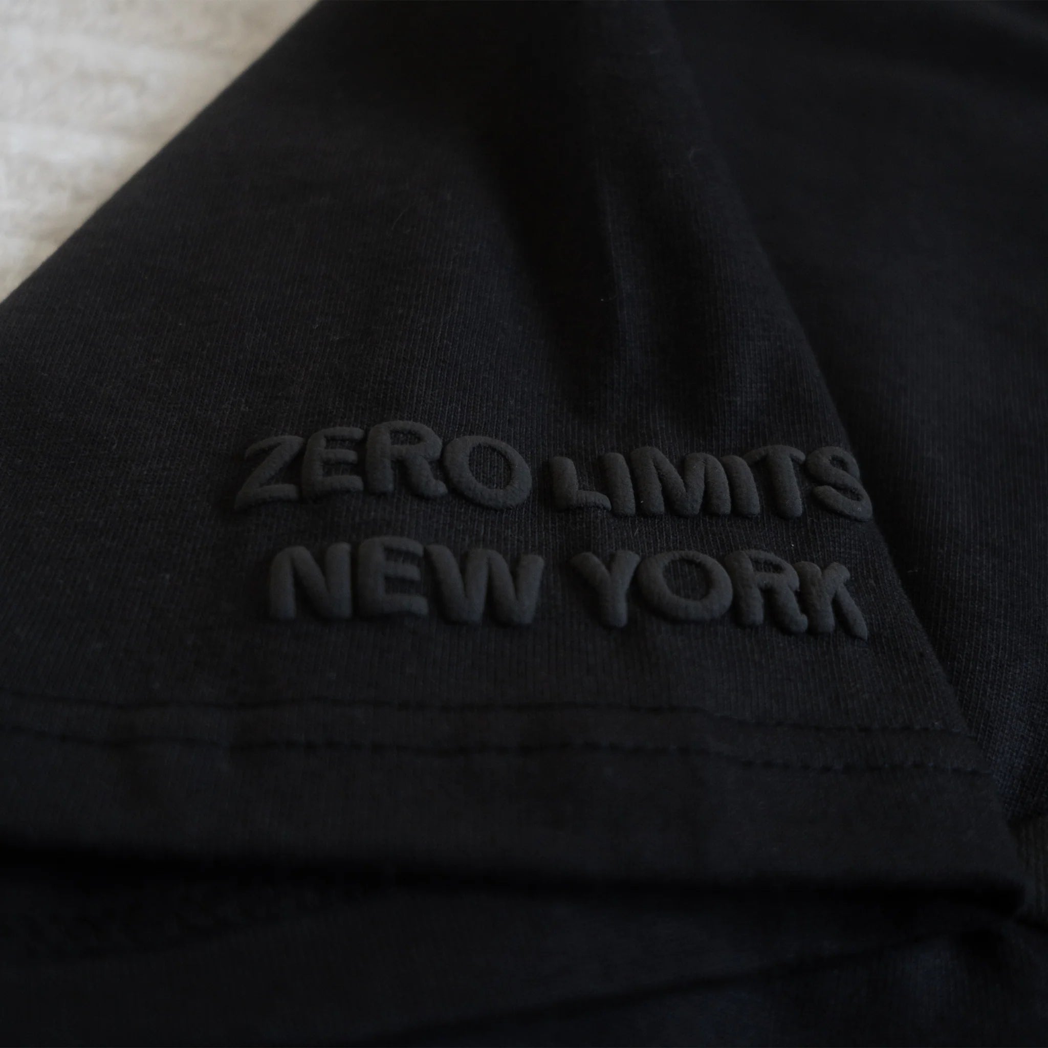 Premium Pre-made Classic Heavy weight Boxy Puff Print Tee Sample
