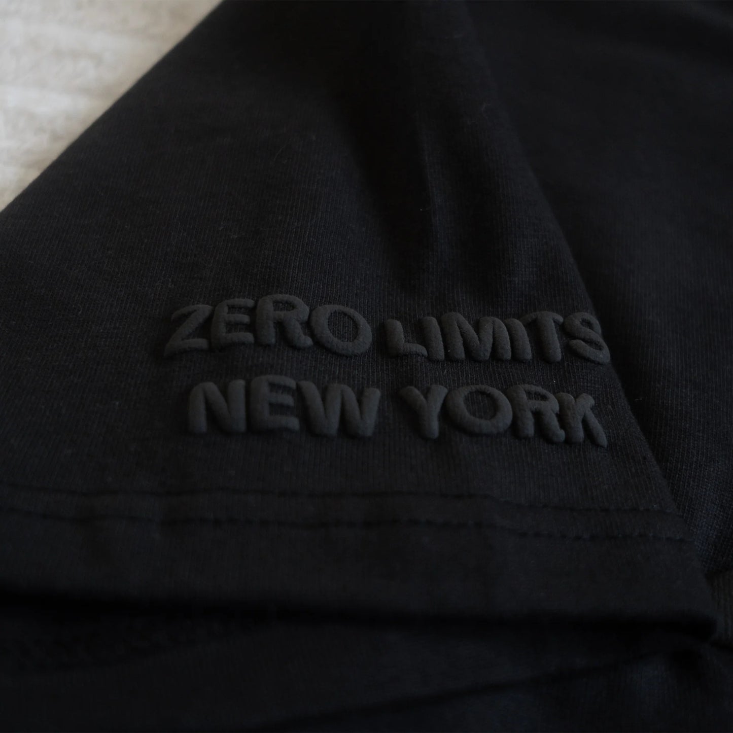 Premium Pre-made Classic Heavy weight Boxy Puff Print Tee Sample