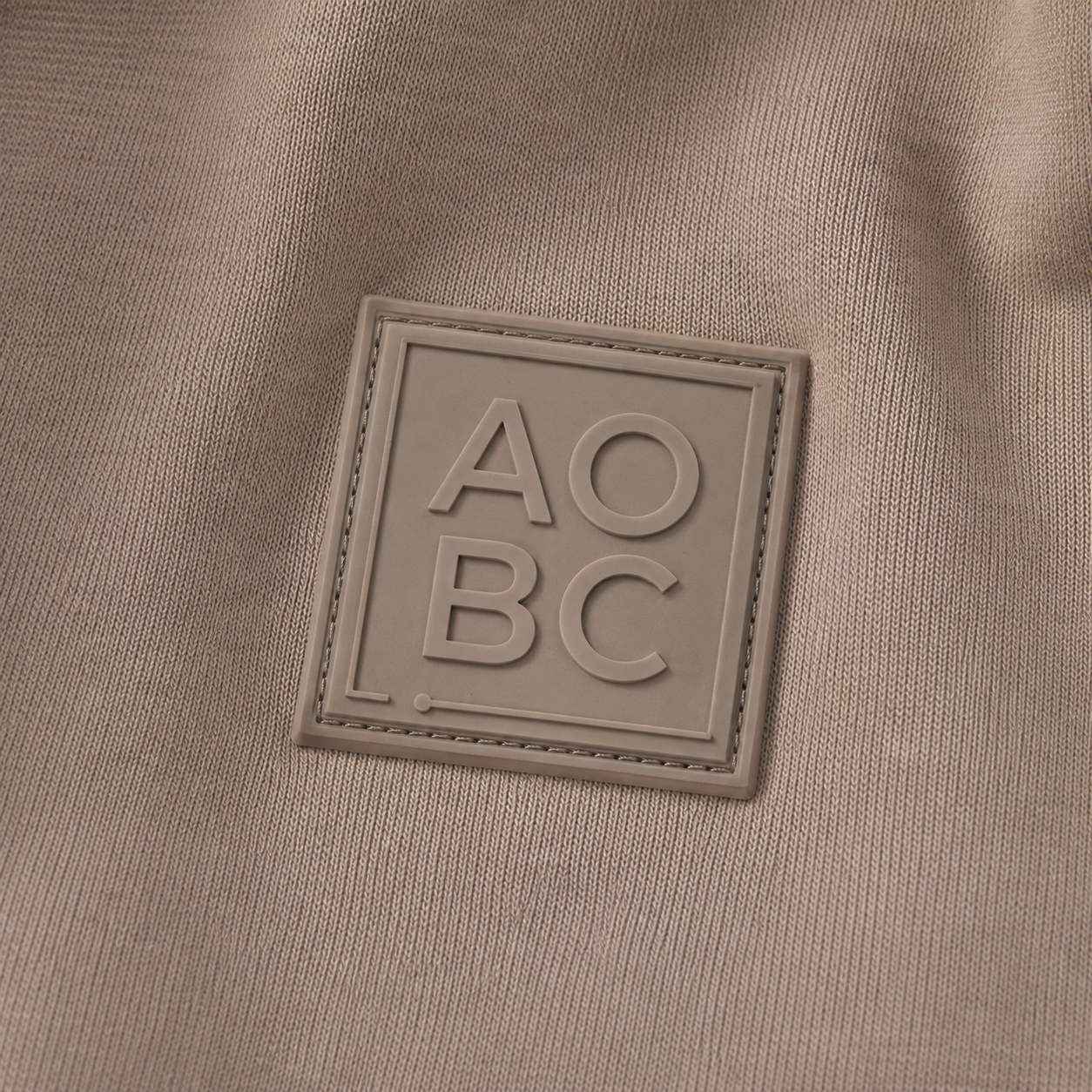 Oversized Silicone Patch & Flock Print Crewneck Production Sample